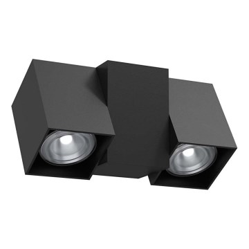 Brosline - Aplique de parede orientável 1xGU10/10W/230V preto