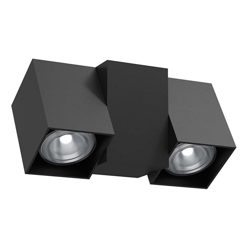 Brosline - Aplique de parede orientável 1xGU10/10W/230V preto