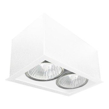 Brosline - Foco direcionável 2xGU10/10W/230V branco