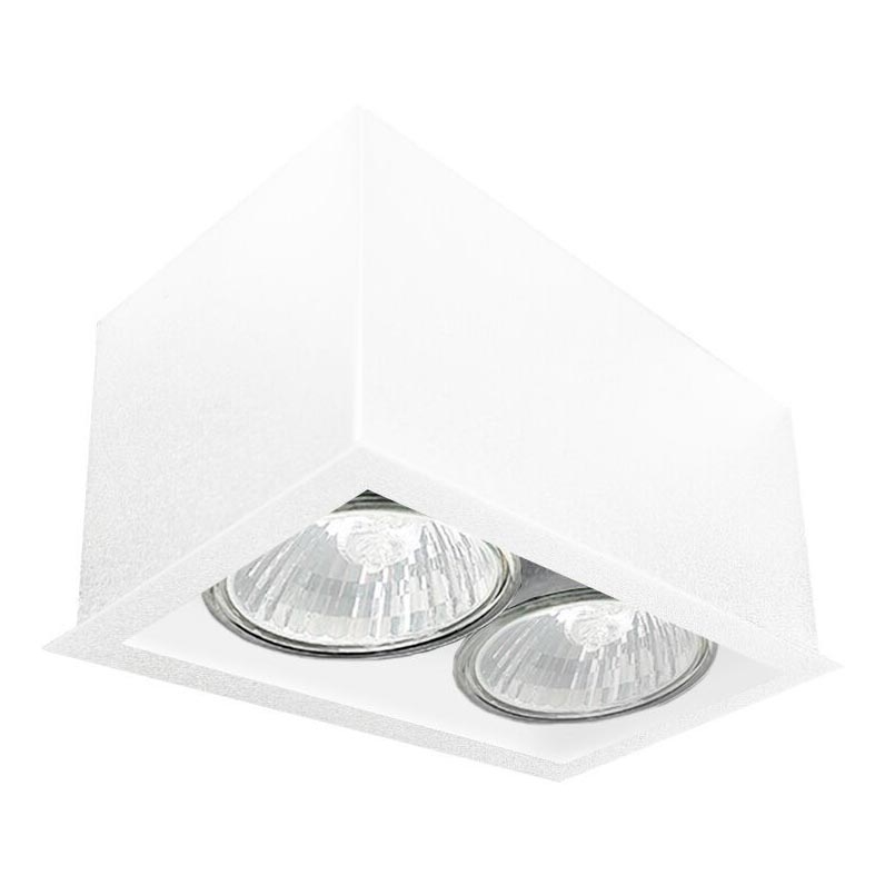 Brosline - Foco direcionável 2xGU10/10W/230V branco