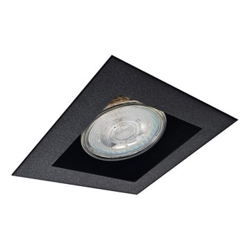 Brosline - Luminária de embutir 1xGU10/10W/230V preta