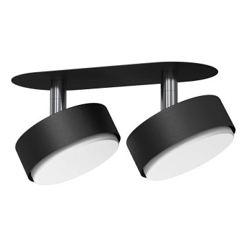 Brosline - Luminária de teto embutida com 2xGX53/9W/230V, preta