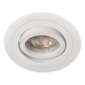 Brosline - Luminária embutida para tecto 1xGU10/10W/230V branca