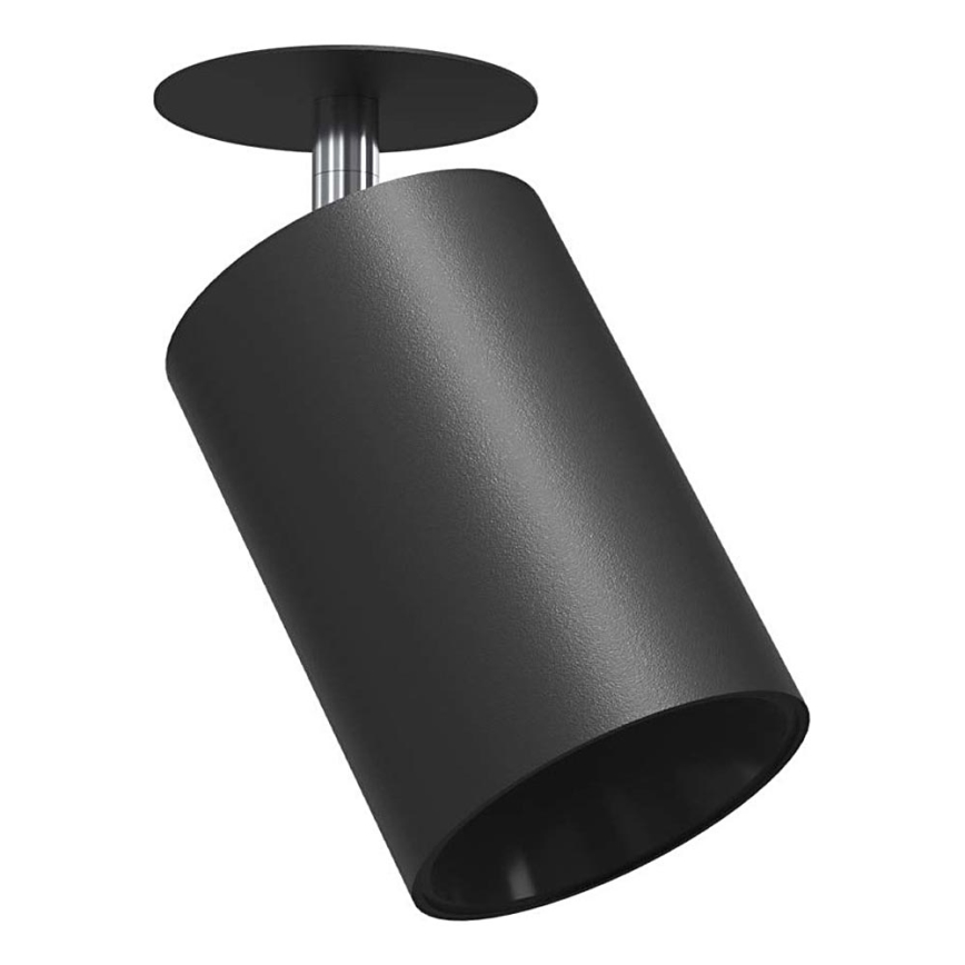 Brosline - Spot de embutir 1xGU10/10W/230V preto
