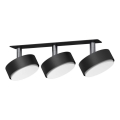 Brosline - Spot de embutir 3xGX53/9W/230V preto