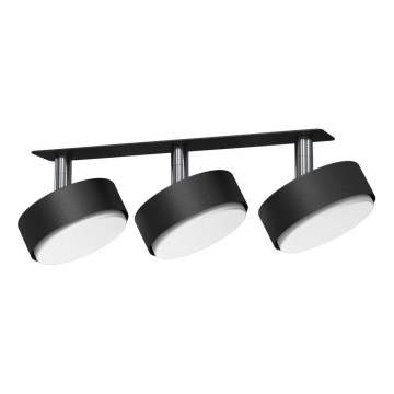 Brosline - Spot de embutir 3xGX53/9W/230V preto