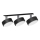 Brosline - Spot de embutir 3xGX53/9W/230V preto