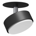 Brosline - Spot de embutir para teto 1xGX53/9W/230V preto
