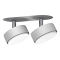 Brosline - Spot encastrado de tecto 2xGX53/9W/230V branco