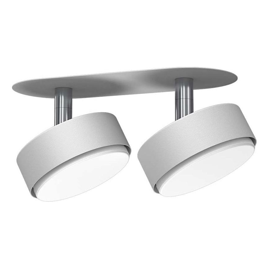 Brosline - Spot encastrado de tecto 2xGX53/9W/230V branco