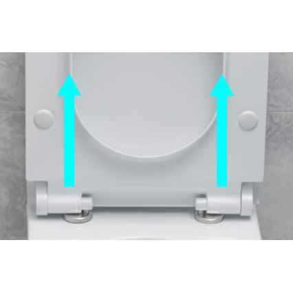 Bruckner - Assento de sanita SoftClose FULDA SLIM branco