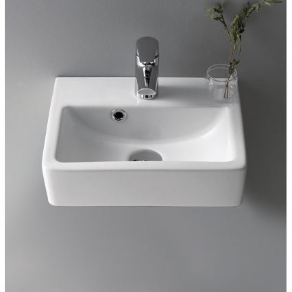 Bruckner - Bacia NOAM 37,5x28 cm cerâmica/branco