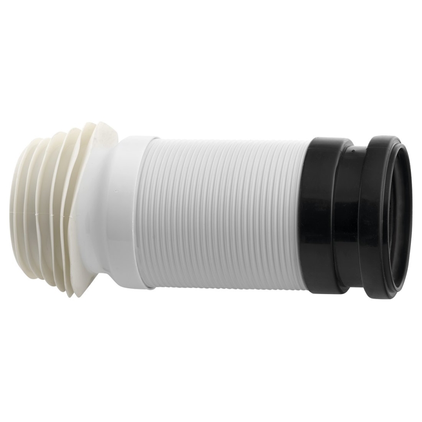 Bruckner - Conector flexível para sanita 45 cm branco/preto