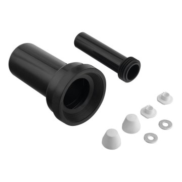Bruckner - Conjunto de ligação para sanita suspensa 25 cm preto