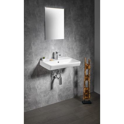 Bruckner - Lavatório embutido NEON 60x41,5 cm cerâmica/branco