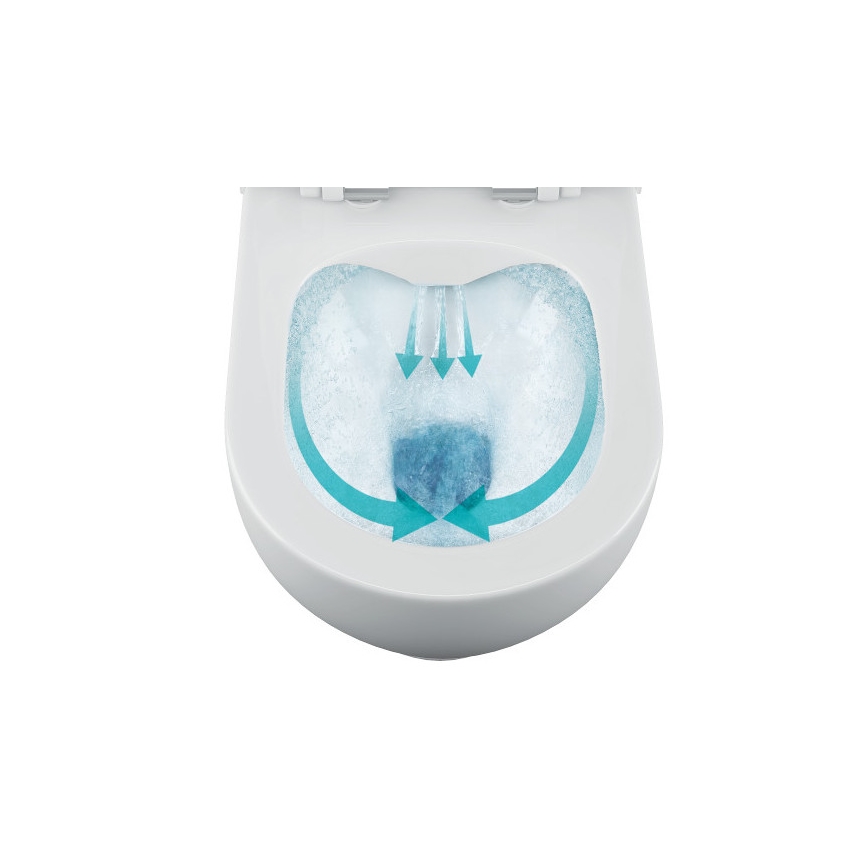 Bruckner - Sanita suspensa Rimless WALTER cerâmica/branco