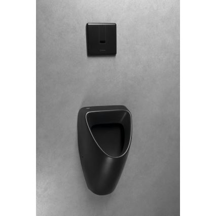 Bruckner - Urinol SCHWARN entrada traseira, descarga traseira cerâmica/mate preto