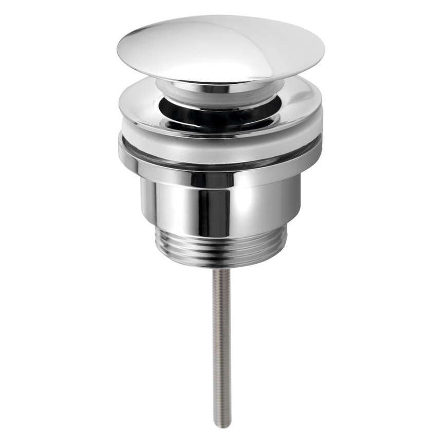 Bruckner - Válvula de bacia sem escoamento CLICK-CLACK diâmetro 6,4 cm cromado brilhante