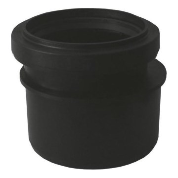 Bruckner - Válvula de ligação baixo diâmetro 11 cm preto