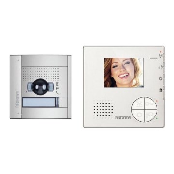 Bticino 366511 - Campainha com vídeo doméstico + painel da porta Class 100 colorido IP54