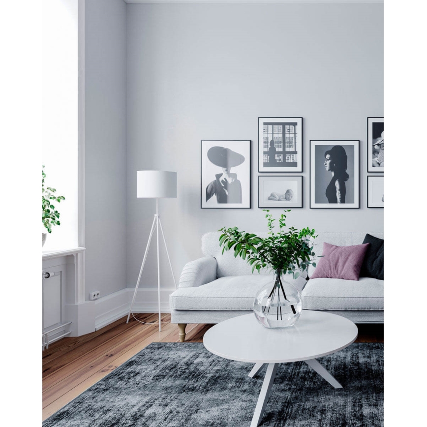 ByRydens - Candeeiro de pé RINA 1xE27/5W/230V branco