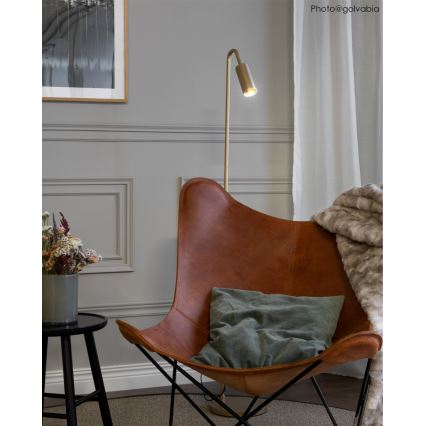 ByRydens - Candeeiro de pé CURVE 1xGU10/7W/230V dourado