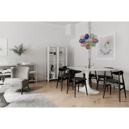 ByRydens - Candeeiro suspenso GROSS 8xG9/4W/230V colorido diâmetro 50 cm