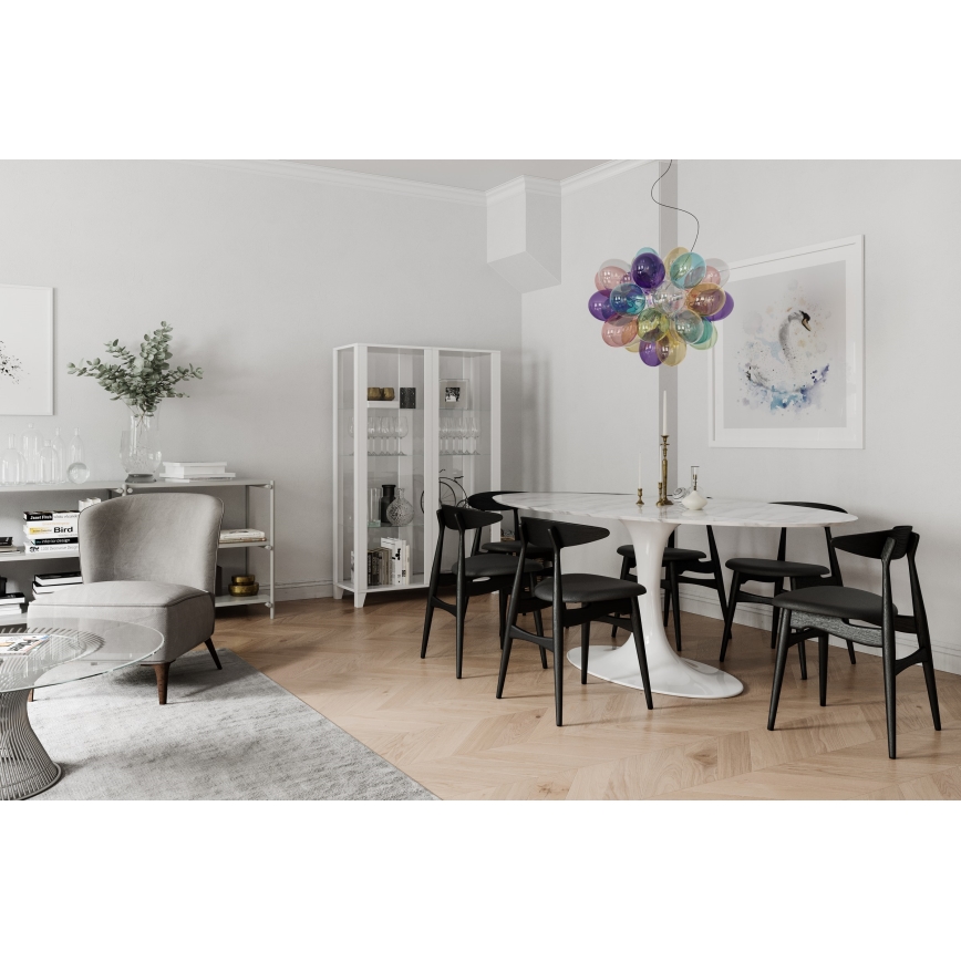 ByRydens - Candeeiro suspenso GROSS 8xG9/4W/230V colorido diâmetro 50 cm