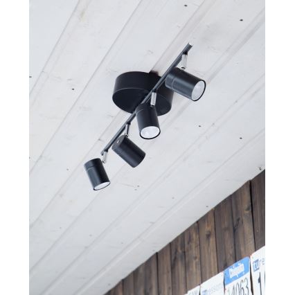 ByRydens - Foco CORRECT 4xGU10/7W/230V preto
