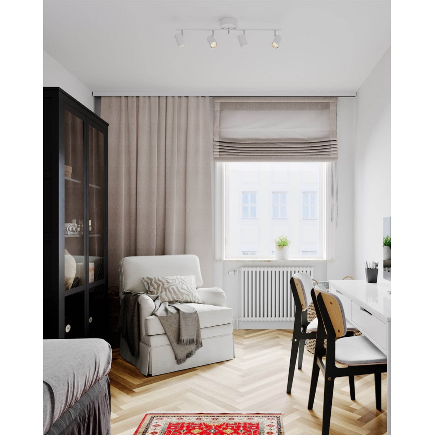 ByRydens - Foco CORRECT 4xGU10/7W/230V branco