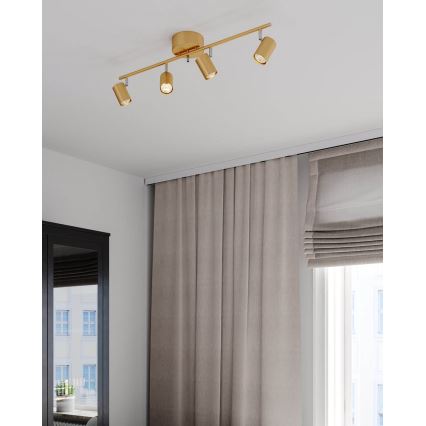 ByRydens - Foco CORRECT 4xGU10/7W/230V dourado