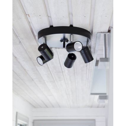 ByRydens - Foco CORRECT 5xGU10/7W/230V branco diâmetro 30 cm