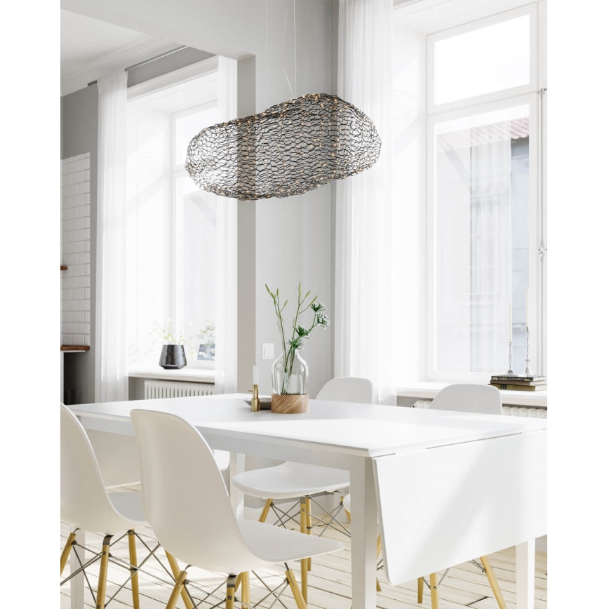 ByRydens - Candeeiro suspenso LED HAYDEN LED/15W/230V preto
