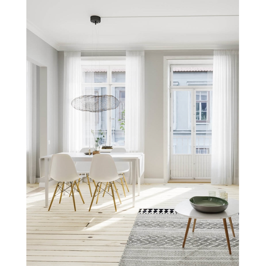 ByRydens - Candeeiro suspenso LED HAYDEN LED/15W/230V preto