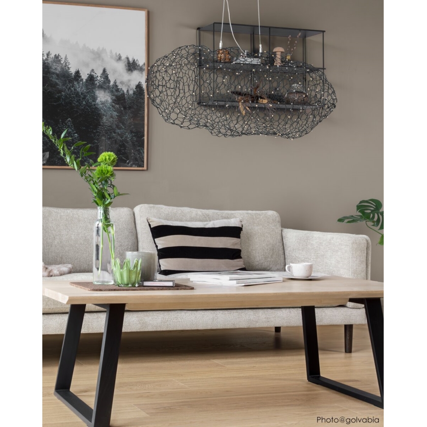 ByRydens - Candeeiro suspenso LED HAYDEN LED/15W/230V preto