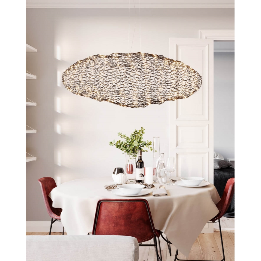 ByRydens - Candeeiro suspenso LED HAYDEN LED/20W/230V preto