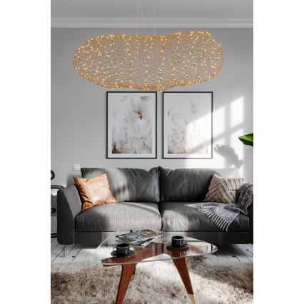 ByRydens - Candeeiro suspenso LED HAYDEN LED/20W/230V dourado