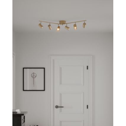 ByRydens - Foco CORRECT 6xGU10/7W/230V dourado
