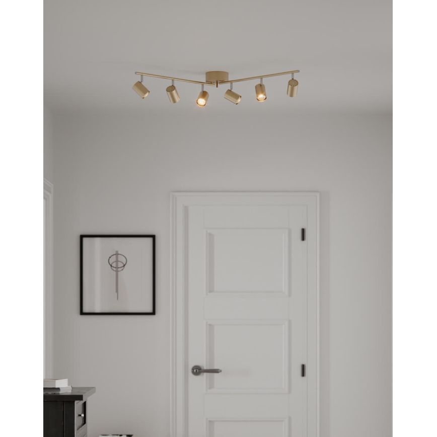 ByRydens - Foco CORRECT 6xGU10/7W/230V dourado