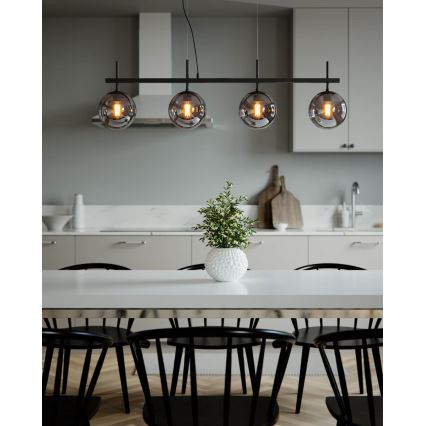 ByRydens - Lustre suspenso por cabo BOYLE 4xE27/8W/230V