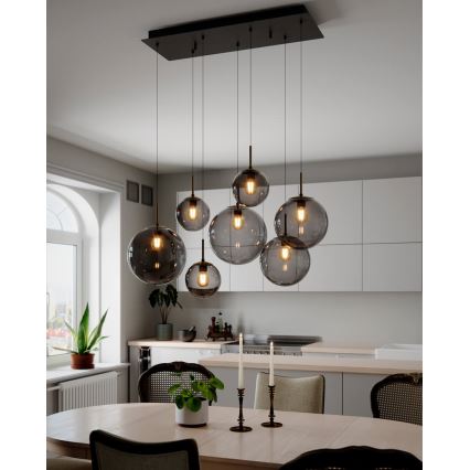 ByRydens - Lustre suspenso com cabo LAURA 7xE27/8W/230V