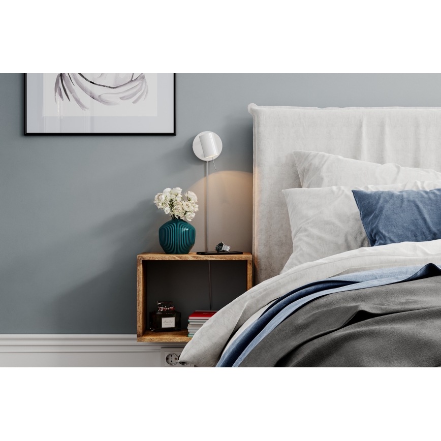 ByRydens - Foco de parede com regulação CORRECT 1xGU10/7W/230V branco
