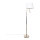 ByRydens - Candeeiro de chão LED ORLANDO 1xE27/5W/230V + LED/3W branco/dourado diâmetro 36 cm