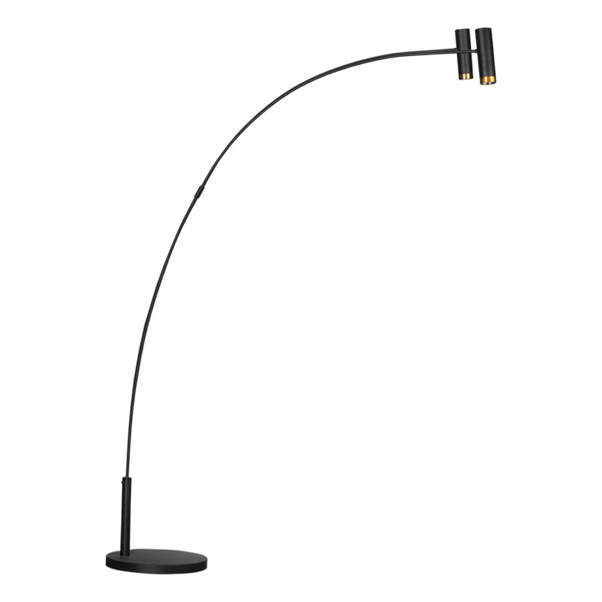 ByRydens - Candeeiro de chão PULS 2xGU10/5W/230V preto