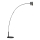 ByRydens - Candeeiro de chão PULS 2xGU10/5W/230V preto