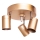 ByRydens - Candeeiro de focos CORRECT 3xGU10/7W/230V dourado Ø 20 cm