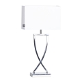 ByRydens - Candeeiro de mesa OMEGA 1xE27/5W/230V branco/cromado brilhante