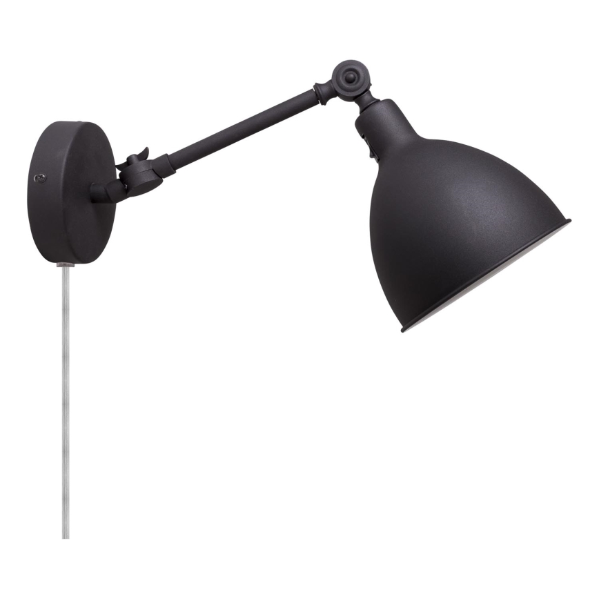 ByRydens - Candeeiro de parede BAZAR MINI 1xE27/5W/230V preto