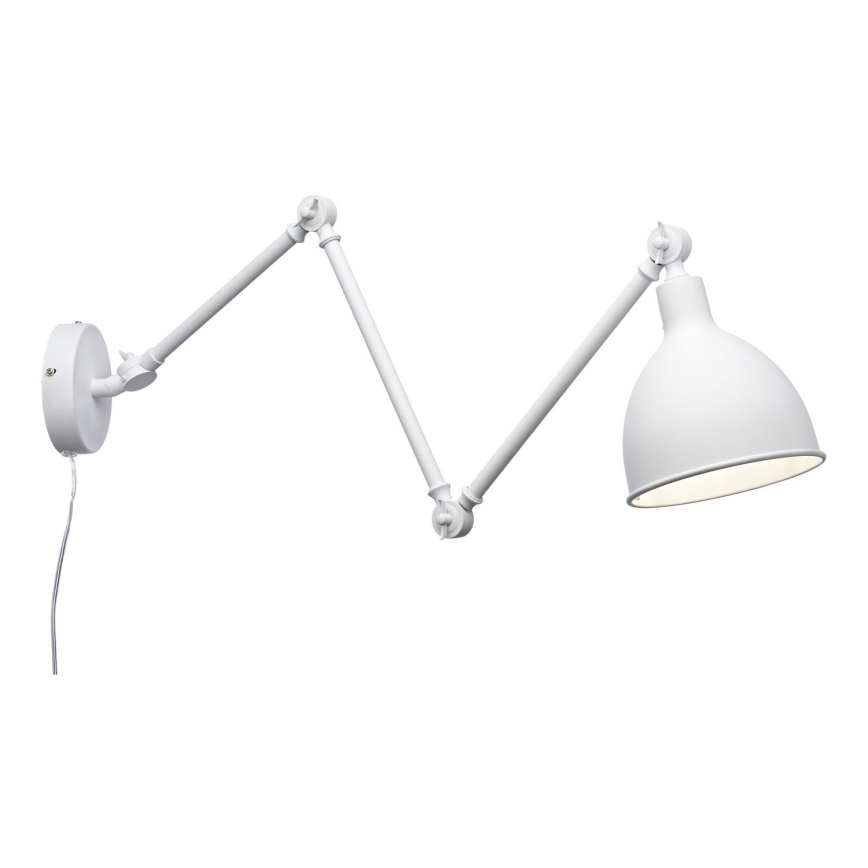 ByRydens - Candeeiro de parede com regulação BAZAR 1xE27/5W/230V branco