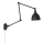 ByRydens - Candeeiro de parede com regulação BAZAR 1xE27/5W/230V preto